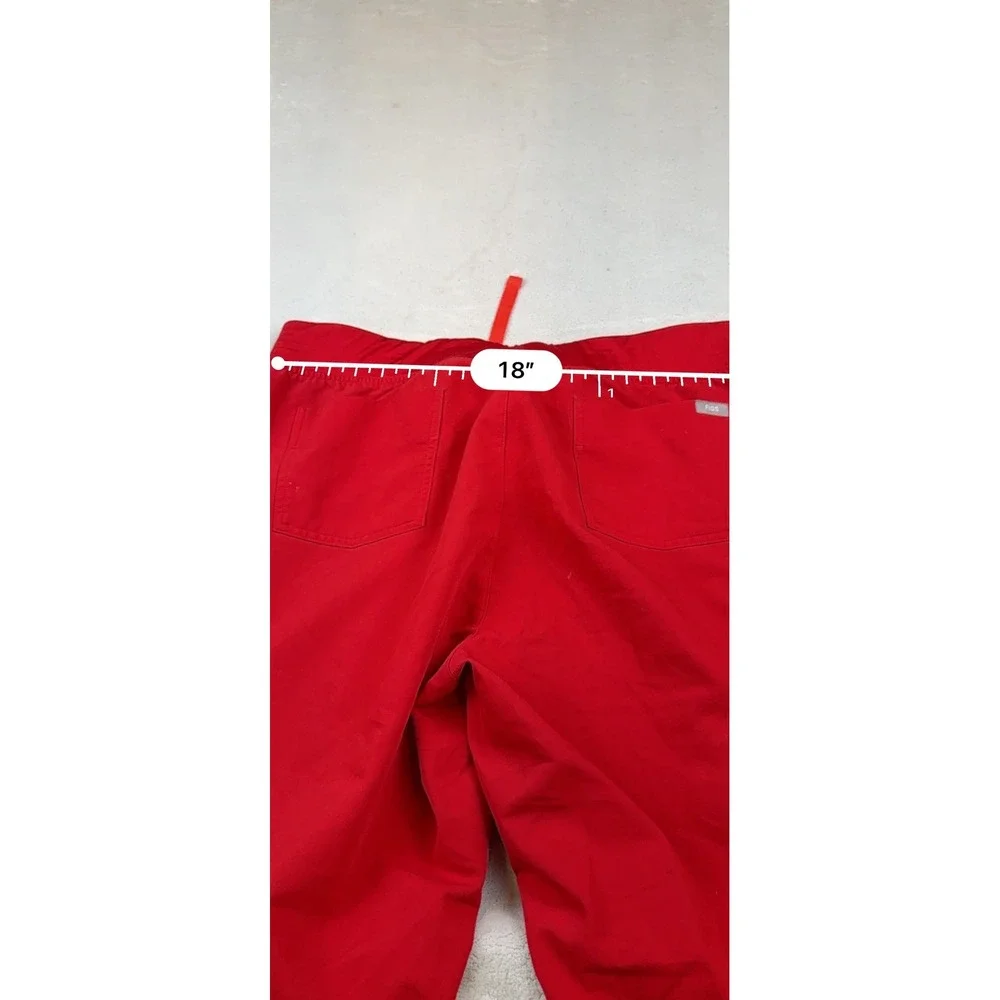 FIGS Technical Collection Red Scrub Jogger Pants Mens XXL FIONx Stretch Pockets‎